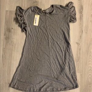 NWT. Short Gray Dress